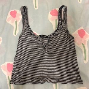 Brandy Melville Striped Cropped Tank